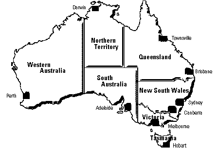 Australia-map1-B and W.gif (4661 bytes)